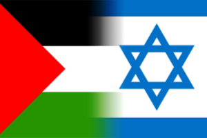 flagi izraela i palestyny